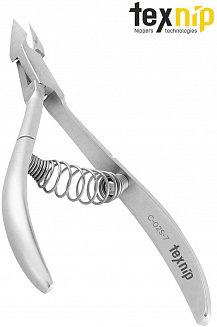 TexNip. Кусачки для кутикулы. Лезвие 7 мм. Спиральная пружина. Ручная заточка