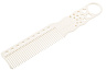 Расчёска для стрижки под машинку Y.s.park 280 white, белая, 19.5 см, для коротких стрижек