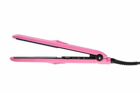 Щипцы-выпрямители Gamma Piu Rainbow 230deg;с радужным антистатическим покрытием, розовые