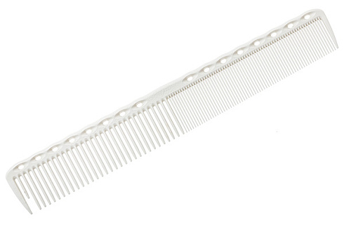 Расчёска для стрижки Y.s.park 336 white, белая, 19 см, универсальная