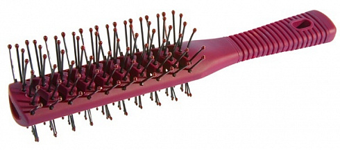 Щётка для укладки волос туннельная красная, Comair