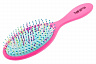 Щетка для волос Harizma Rainbow большая пурпурная