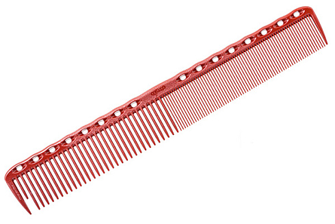Расчёска для стрижки Y.S.park 336 red, 19 см, красная, универсальная
