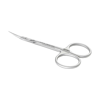Ножницы для кутикулы Nippon Nippers NN_S-02W, изогнутые ручки, длина режущей кромки- 20 мм, матовые