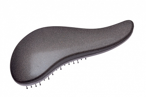 Щётка для волос Harizma D'tangler с ручкой Звездный черный большая