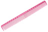 Расчёска для стрижки Y.s.park 331 pink, супердлинная, 23.5 см,  розовая
