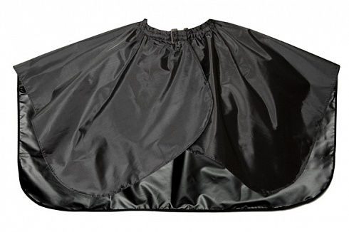 Накидка парикмахерская укороченная 73х64см черная Harizma