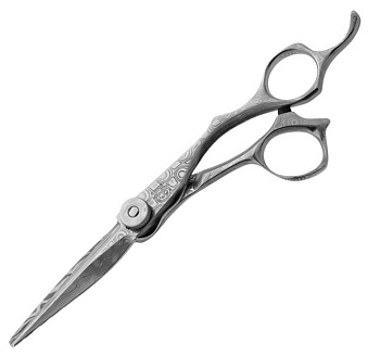 Ножницы для стрижки волос MIZUTANI Dama Integral, дамаск, 60 единиц по шкале Роквелла, DAMAINT-D02-57