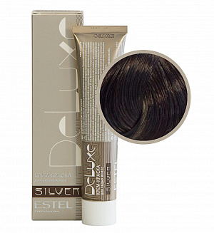 Estel Professional 4/56 крем-краска  Deluxe silver, шатен красно-фиолетовый 60 мл