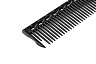 Расческа для стрижки Y.S.park G45 carbon, с линейкой, 22 см, черная