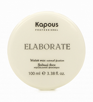 Водный воск нормальной фиксации Kapous Elaborate Styling,100 мл
