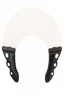 Воротник для стрижки и окрашивания, натуральный с чёрным, Y.S.Park, 0.3 мм.