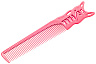 Расчёска для стрижки с ручкой  Y.s.park 239 pink, розовая, 20.5 см