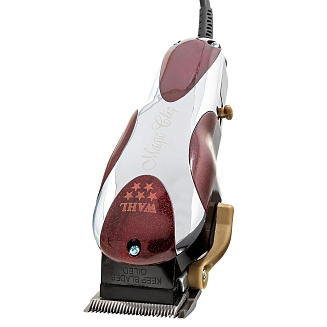 Машинка для стрижки Wahl 3026830 (8451-316H) Magic Clip 5star red, проводная, 8 насадок