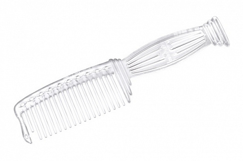 Расчёска- гребень Y.s.park Parthenon 606 clear, прозрачная, для распределения краски или ухода по волосам