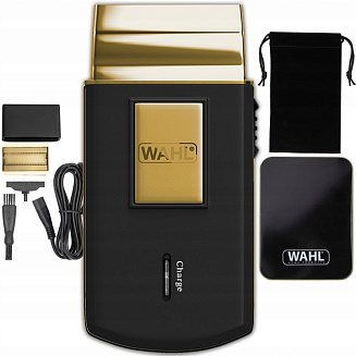 Шейвер дорожный  Wahl Gold Edition (07057-016), сухое бритье, компактный, цвет сетки- золото