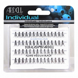 Пучки ресниц средние черные Ardell Dura Lash Flare Medium Black