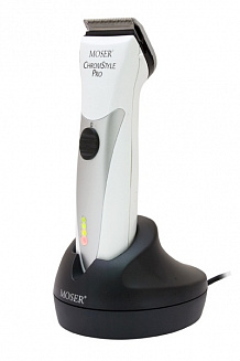 Машинка для стрижки белая акк. Li-Ion Chrom Style, Moser