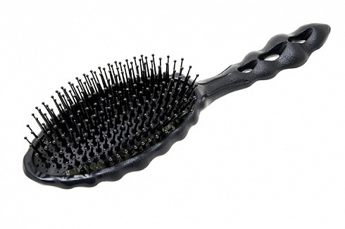 Щетка для волос Y.s.park Eco Styler Az34 black, антистатическая, черная, теплостойкая до 220 градусов, 85 г