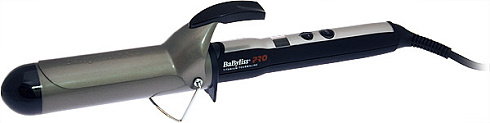 Плойка для завивки волос BaByliss Pro 38мм с терморегуляцией титан + турмалин