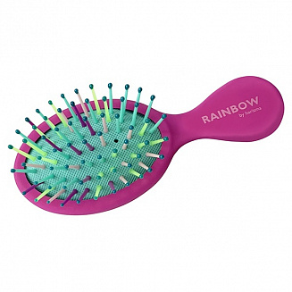 Щетка для волос Harizma Rainbow малая пурпурная