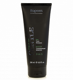 Мужской тонизирующий шампунь 3 в 1 Kapous Gentlemen 250 мл