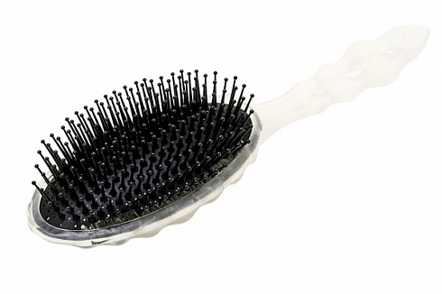 Щетка для волос Y.S.park Eco Styler Az34, антистатическая, прозрачная, теплостойкая до 220 градусов, 85 г