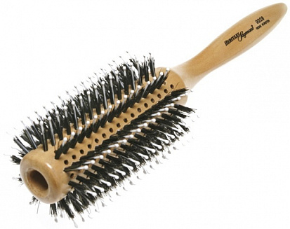 Брашинг для укладки волос, щетина + нейлон, Hercules, 66 мм.