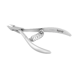 TexNip. Кусачки для кутикулы. Лезвие 4 мм Спиральная пружина. Ручная заточка.
