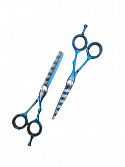Ножницы парикмахерские набор Kiepe Acqua 5.5, арт. 282, прямые+ филировочные, размер 5.5