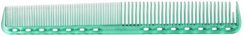 Расчёска для стрижки Y.S.park 339 emerald, 18 см, изумрудная, универсальная