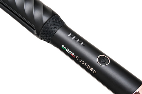 Щипцы- плойка Gamma Piu Rosebud 2 в 1, для завивки/выпрямления волос, керамические пластины