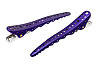 Зажимы для волос Y.s.park Shark clip purple metal , фиолетовые, в упаковке -2 шт.