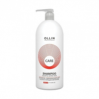 Шампунь Ollin Professional ColorShine, для сохранения цвета и блеска волос, 1000 мл