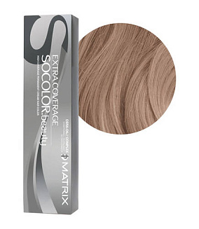 Краска для волос Matrix Socolor Extra Coverage 508М, светлый блондин мокко, перманентная, 90 мл