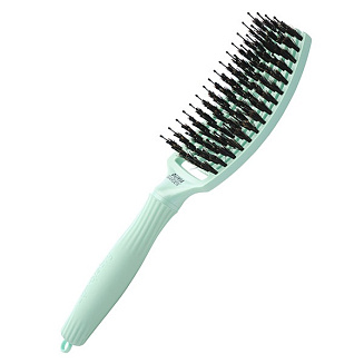 Щетка для волос Olivia Garden Fingerbrush BoarNylon Arctic Teal ID1862