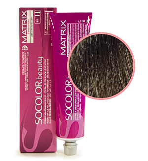 Краска для волос Matrix Socolor Beauty 7mg, блондин мокка золотистый, 90 мл