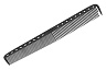 Расчёска для стрижки Y.s.park 335 carbon, универсальная, черная,  длина- 21.5 см
