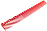 Расчёска для стрижки Y.s.park 252 red, супергибкая, красная, для коротких стрижек, 16.7 см