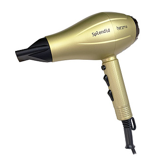 Фен для сушки волос Harizma Splendid h10225 gold,золотой, мощность- 2200 Вт
