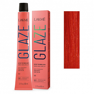 Краска для волос Lakme Glaze CoralBloom , полуперманентная, без аммиака , оттенок коралловый, 60 мл