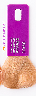 Краска для волос Lakme Gloss 10/40, очень светлый блондин медный, 60 мл, полуперманентная, без аммиакаpara;