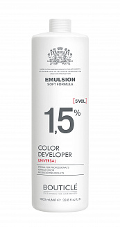 Оксидант-лосьон 1,5% - Bouticle color developer 5 vol 1000 мл