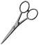 Ножницы прямые Kiepe Professional 4,5, арт. 2127-4,5, матовые, с микронасечками