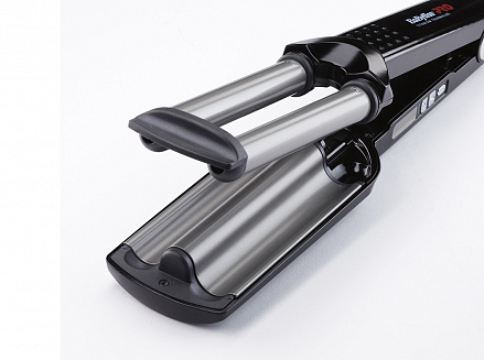 Плойка тройная BaByliss Pro с терморегуляцией титан + турмалин для создания волн