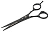 Ножницы для стрижки волос Katachi Black Ergonomic 5.5K3155B, эргономика, размер- 5.5