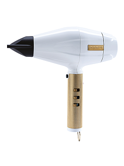 Фен BaByliss PRO WhiteFX 4Artist FXBDW1E, цифровой мотор,  2200Вт, ионизация, 2 насадки+ диффузор
