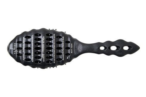 Щетка для волос Y.s.park Eco Styler Az34 black, антистатическая, черная, теплостойкая до 220 градусов, 85 г