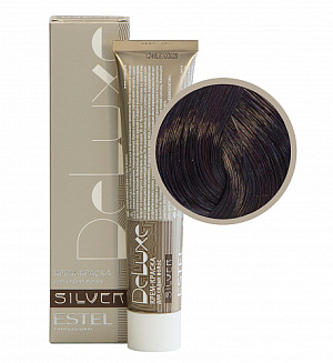 Estel Professional 4/6 крем-краска  Deluxe silver, шатен фиолетовый 60 мл