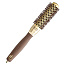 Термобрашинг  керамика + ион Olivia Garden Expert Blowout Shine Wavy Bristles GoldBrown ID2048/OGBNT24, 25 мм